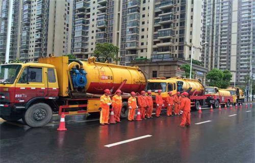 龙州市政管道清淤